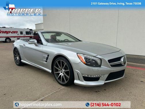 Silver 2013 Mercedes-Benz SL-Class SL 63 AMG