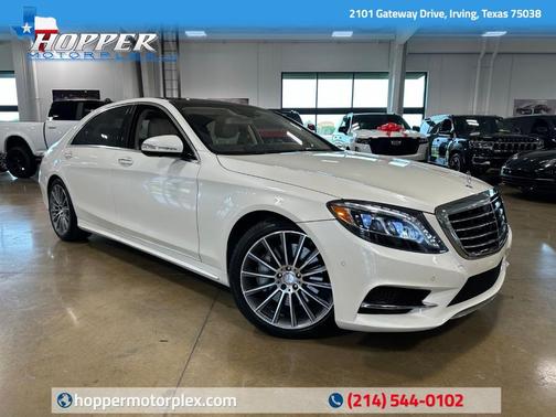 White 2017 Mercedes-Benz S-Class S 550