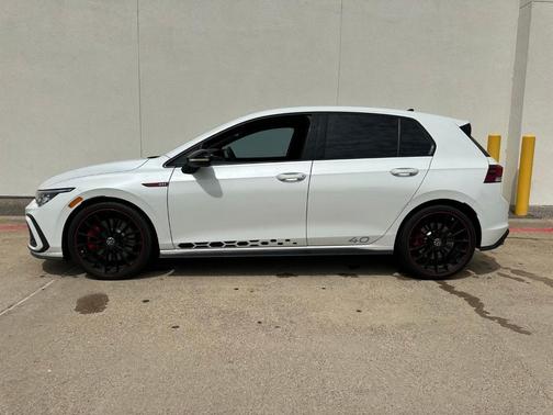 Opal White / Black Roof 2023 Volkswagen Golf GTI 2.0T 40th Anniversary Edition