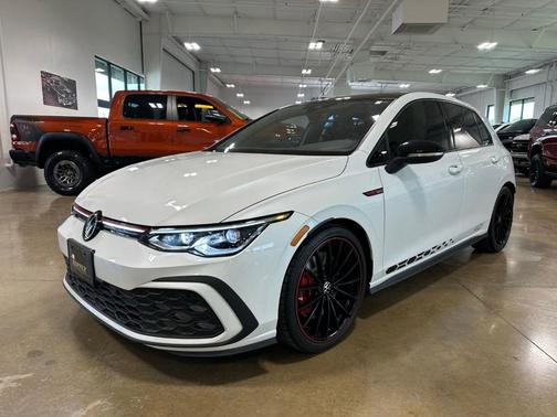 Opal White / Black Roof 2023 Volkswagen Golf GTI 2.0T 40th Anniversary Edition