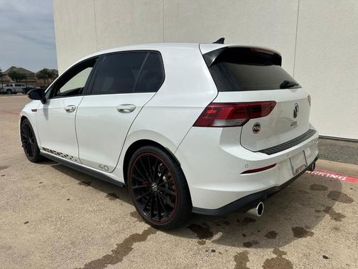 Opal White / Black Roof 2023 Volkswagen Golf GTI 2.0T 40th Anniversary Edition