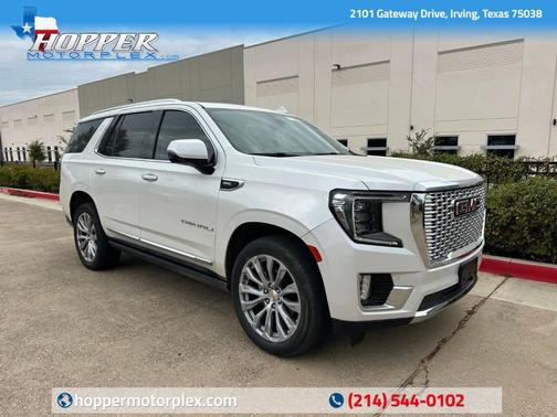 White Frost Tri-Coat 2022 GMC Yukon Denali
