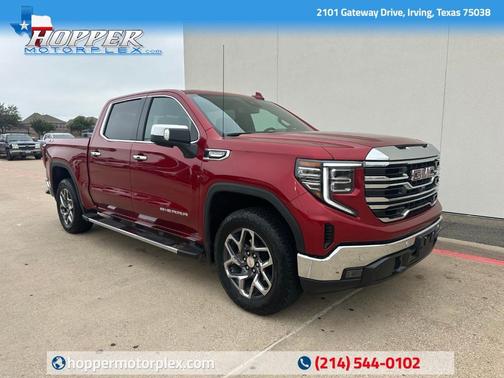 Volcanic Red 2025 GMC Sierra 1500 SLT