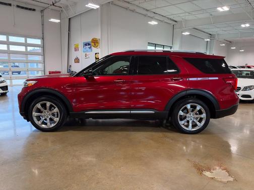 Red Metallic 2020 Ford Explorer Platinum