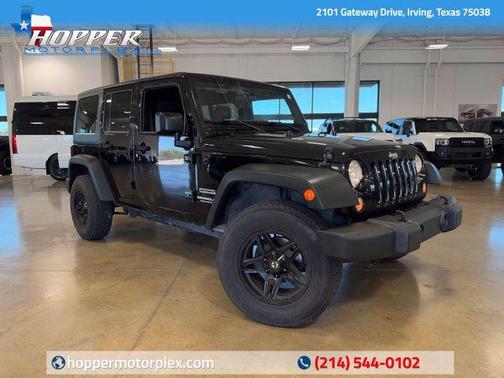Black Clearcoat 2015 Jeep Wrangler Unlimited Sport