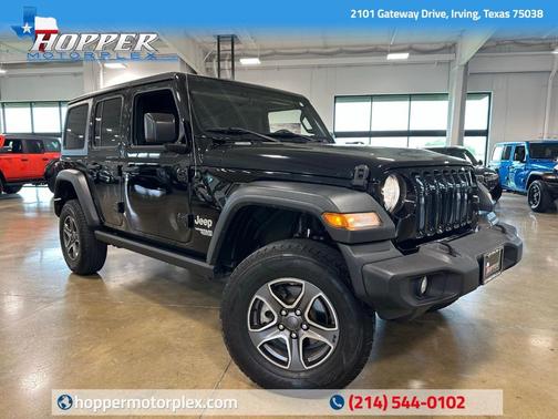 Black Clearcoat 2018 Jeep Wrangler Unlimited Sport