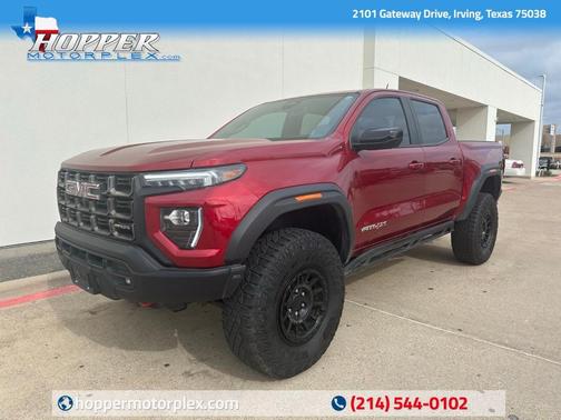 Volcanic Red 2024 GMC Canyon AT4X