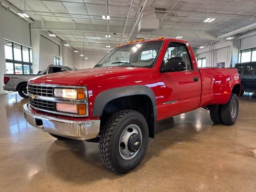 Red 1995 Chevrolet 3500