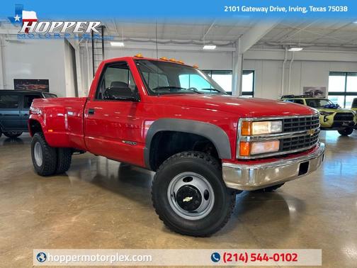 Red 1995 Chevrolet 3500