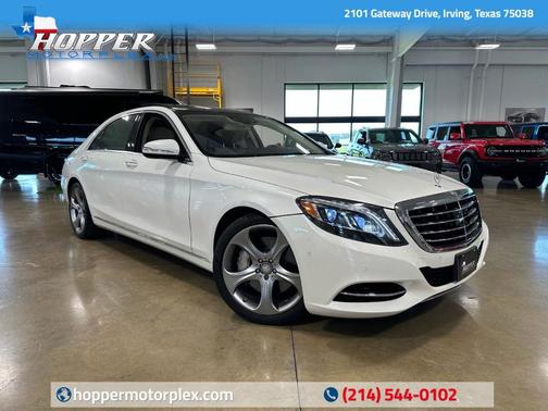 White 2014 Mercedes-Benz S-Class S 550 4MATIC