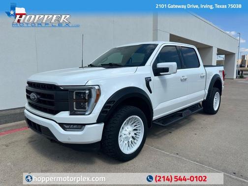 White Metallic 2023 Ford F-150 Lariat Truck