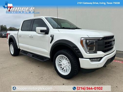 White Metallic 2023 Ford F-150 Lariat Truck