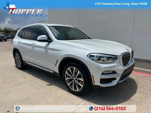 Mineral White Metallic 2019 BMW X3 sDrive30i