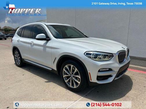 Mineral White Metallic 2019 BMW X3 sDrive30i