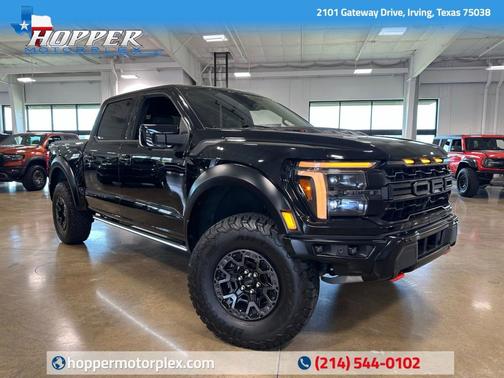 Black Metallic 2024 Ford F-150 Raptor Truck