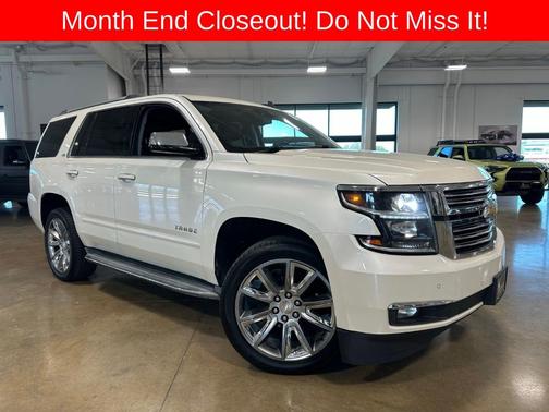 White Diamond Tri-Coat 2015 Chevrolet Tahoe LTZ SUV