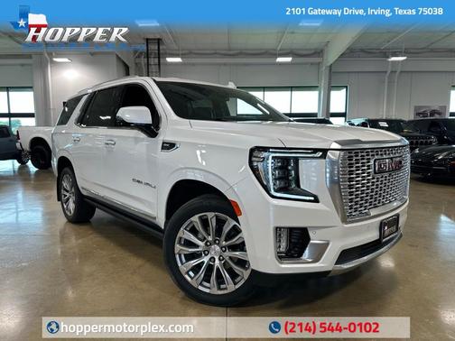 White Frost Tri-Coat 2022 GMC Yukon Denali