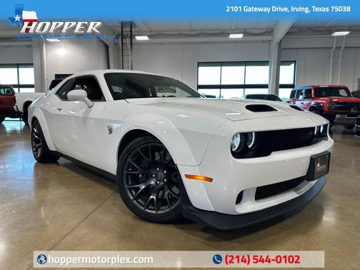 White Knuckle Clearcoat 2022 Dodge Challenger SRT Hellcat