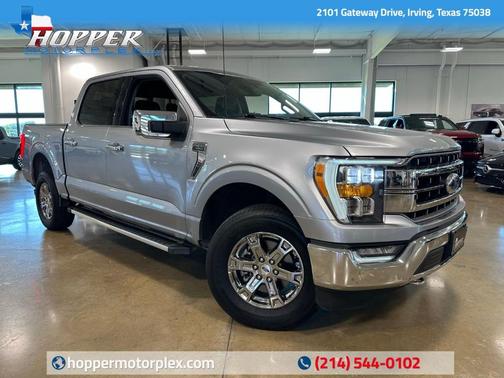 Silver Metallic 2023 Ford F-150 Lariat Truck