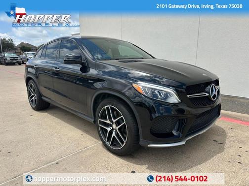 Black 2016 Mercedes-Benz GLE-Class GLE 450 AMG Coupe 4MATIC