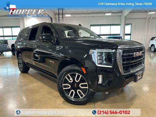Onyx Black 2022 GMC Yukon XL AT4