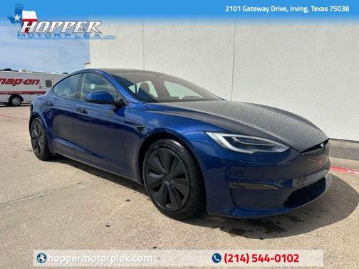 Blue 2021 Tesla Model S Long Range