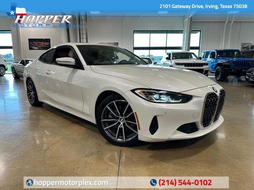 White Metallic 2022 BMW 430 i