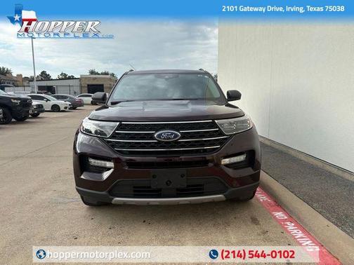 Red Metallic 2022 Ford Explorer XLT