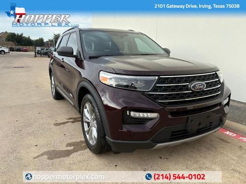 Red Metallic 2022 Ford Explorer XLT