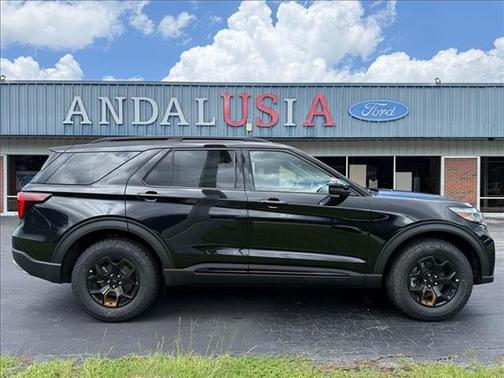 Agate Black Metallic 2026 Ford Explorer Tremor