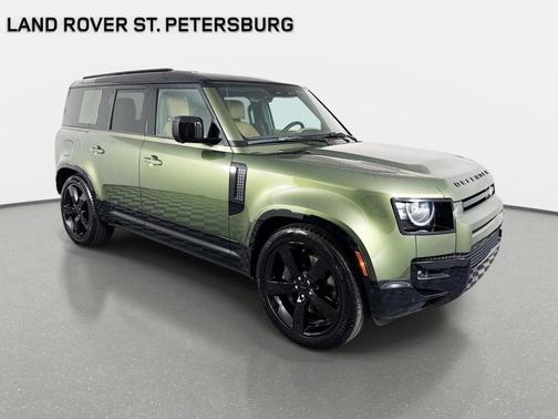 Woolstone Green 2026 Land Rover Defender P400 X-Dynamic SE