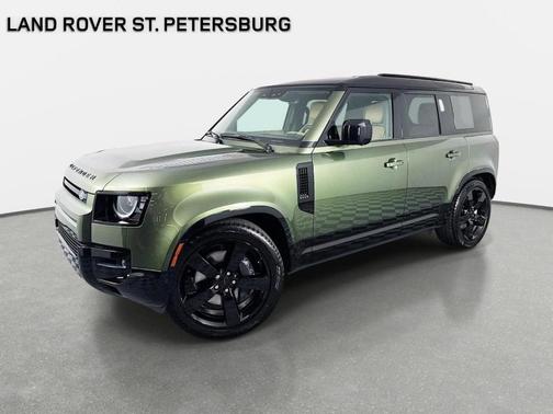 Woolstone Green 2026 Land Rover Defender P400 X-Dynamic SE