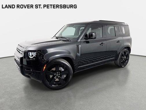 Santorini Black 2024 Land Rover Defender P400 X-Dynamic SE