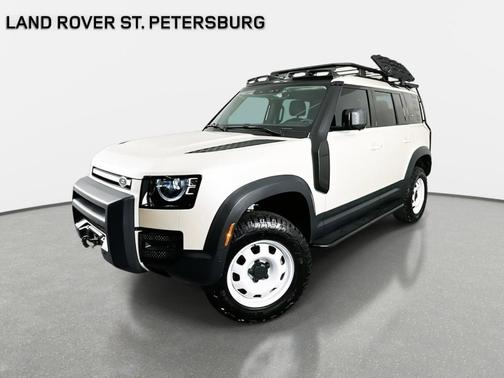 Santorini Black 2024 Land Rover Defender P300