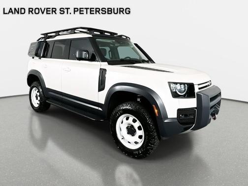 Santorini Black 2024 Land Rover Defender P300