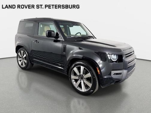 Santorini Black 2026 Land Rover Defender P525 V8