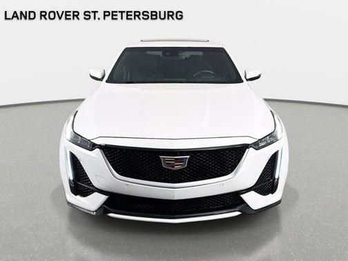 Crystal White Tri-Coat 2023 Cadillac CT5 Sport RWD