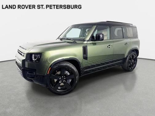 Woolstone Green 2026 Land Rover Defender P400 X-Dynamic SE