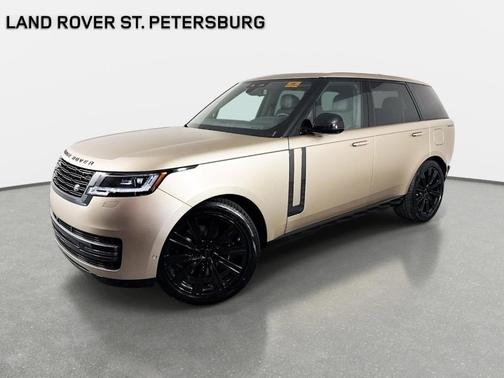 Sunset Gold Satin 2026 Land Rover Range Rover P550e SE