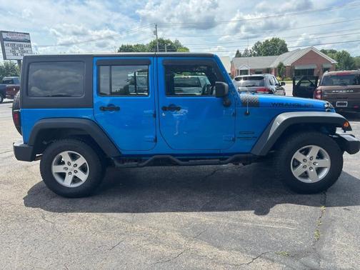 Hydro Blue Pearl Coat 2015 Jeep Wrangler Unlimited Sport