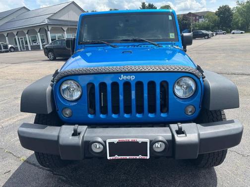 Hydro Blue Pearl Coat 2015 Jeep Wrangler Unlimited Sport