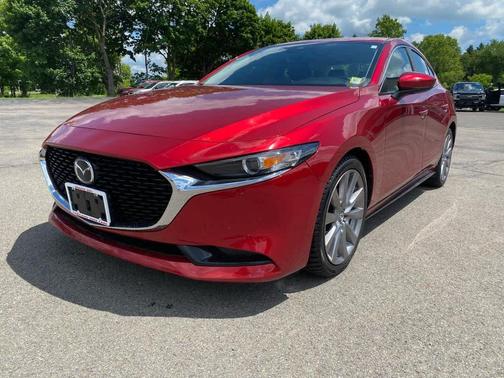 Soul Red Crystal Metallic 2019 Mazda Mazda3 AWD w/Preferred Package