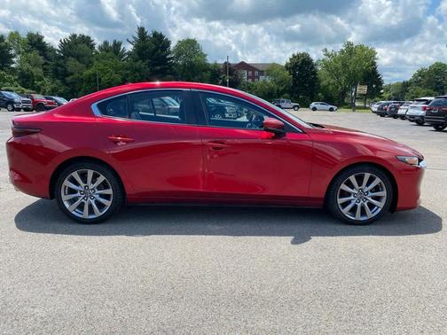 Soul Red Crystal Metallic 2019 Mazda Mazda3 AWD w/Preferred Package