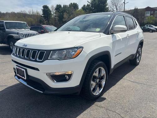 White Clearcoat 2018 Jeep Compass Limited