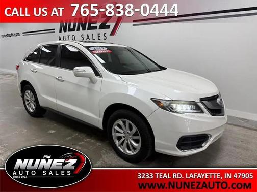 White Diamond Pearl 2017 Acura RDX Technology Package