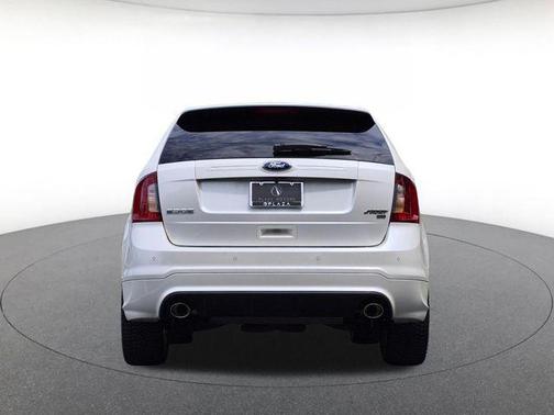 White Platinum Metallic Tri-Coat 2014 Ford Edge Sport