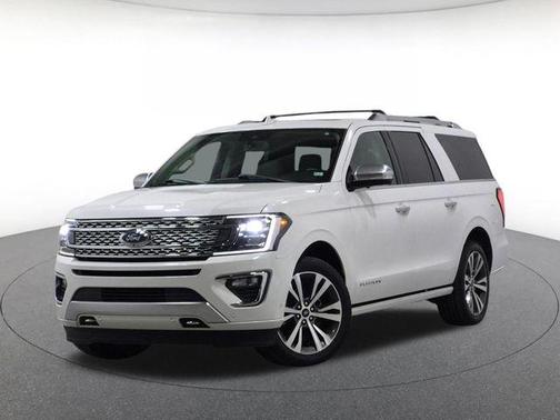 Star White Metallic Tri-Coat 2021 Ford Expedition Max Platinum
