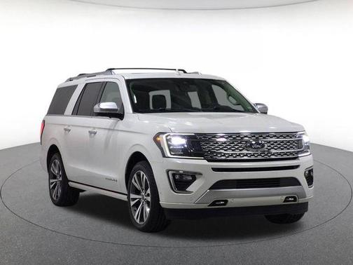 Star White Metallic Tri-Coat 2021 Ford Expedition Max Platinum