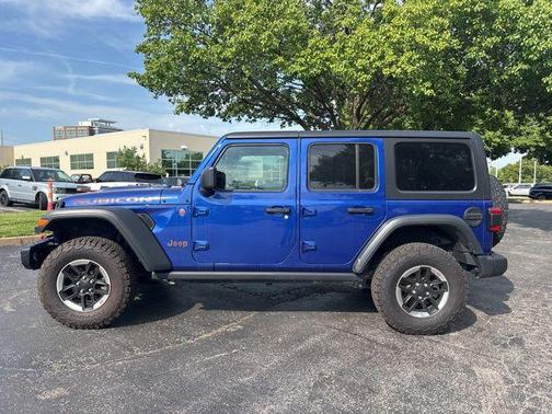 Ocean Blue Metallic Clearcoat 2019 Jeep Wrangler Unlimited Rubicon