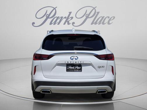 Lunar White 2022 INFINITI QX50 LUXE